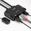 Lindy 2 Port HDMI 4K30, USB 2.0 και Audio καλώδιο KVM Switch, 1920 x 1080 Pixel, μαύρο