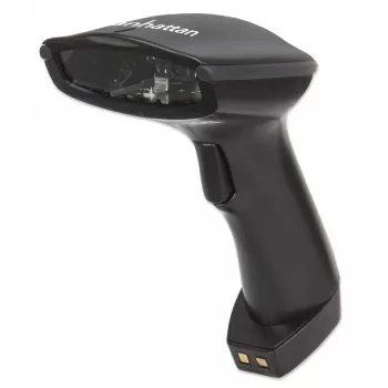 Manhattan Wireless Linear Handheld CCD Barcode Scanner, Bluetooth, 500 mm βάθος σάρωσης, έως 80 m πραγματική εμβέλεια (οπτική επαφή), μέγιστο φως περιβάλλοντος 100.000 Lux (ηλιακό φως), EU/US/UK/AU ανταλλάξιμο βύσμα, μαύρο, τρία χρόνια εγγύηση