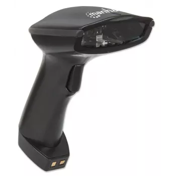 Manhattan Wireless Linear Handheld CCD Barcode Scanner, Bluetooth, 500 mm βάθος σάρωσης, έως 80 m πραγματική εμβέλεια (οπτική επαφή), μέγιστο φως περιβάλλοντος 100.000 Lux (ηλιακό φως), EU/US/UK/AU ανταλλάξιμο βύσμα, μαύρο, τρία χρόνια εγγύηση