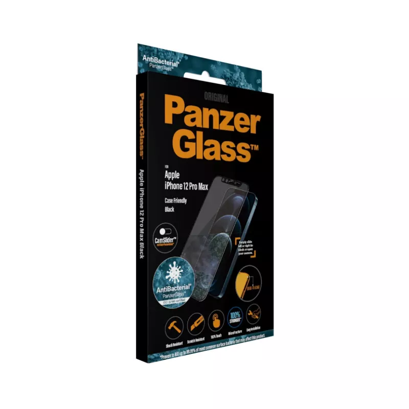 PanzerGlass ® CamSlider® μεμβράνη προστασίας οθόνης iPhone 12 Pro Max | Χωρίς πλαίσιο