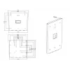 Multibrackets M VESA βάση τοίχου III μαύρο 75 100 200x100 200x200 30 kg
