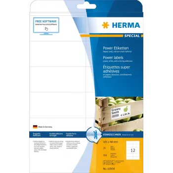 Αυτοκόλλητη ετικέτα εκτυπωτή HERMA 10908