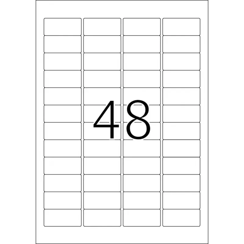 Αυτοκόλλητες ετικέτες εκτυπωτή HERMA Labels A4 45,7 x 21,2 mm