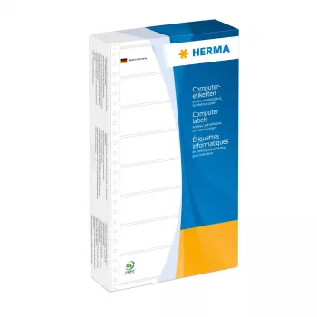 Αυτοκόλλητη ετικέτα εκτυπωτή HERMA ετικέτες υπολογιστή συνεχόμενες 147,32x99,2 mm