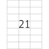 Αυτοκόλλητες ετικέτες εκτυπωτή HERMA Labels A4 70x42,3 mm