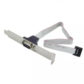 Lindy PC Back Plate Σειριακός προσαρμογέας (9 Way D αρσενικό 1:1 Wiring)