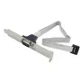 Lindy PC Back Plate Σειριακός προσαρμογέας (9 Way D αρσενικό 1:1 Wiring)