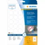 Αυτοκόλλητες ετικέτες HERMA 4571 επανατοποθετούμενες λευκό 960 τεμ.