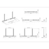 Multibrackets M Universal βάση ηχόμπαρας 55 inch-110 inch μαύρο 10 kg
