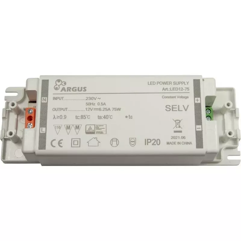 Οδηγός LED Inter-Tech LED12-75 75W IP20 100000h