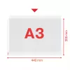 Esselte Quality Pocket A3 Οριζόντιο, 30 % ανακυκλωμένο πλαστικό από Pre-Consumer υλικό