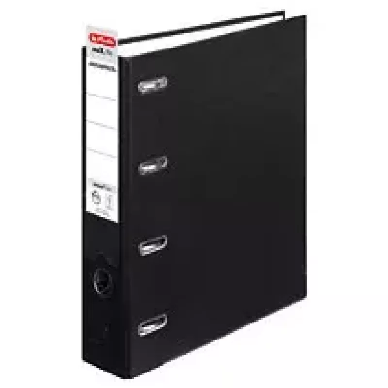 Ντοσιέ με κρίκους Herlitz 10842250 A4 μαύρο