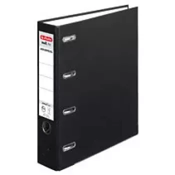 Ντοσιέ με κρίκους Herlitz 10842250 A4 μαύρο