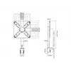 Βάση γραφείου Multibrackets M Deskmount XL μαύρο