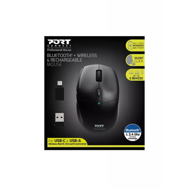 Ποντίκι Port Designs 900715 RF Wireless + Bluetooth