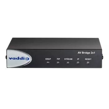 Vaddio AV Bridge 2x1, 1920 x 1080 Pixel, 60 fps, μαύρο, 0 - 40 °C, 20 - 80%, 480,8 mm
