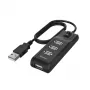 Hama 00200118 Hub διασύνδεσης USB 2.0 480 Mbit/s μαύρο