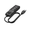 Hama 00200118 Hub διασύνδεσης USB 2.0 480 Mbit/s μαύρο