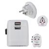 Hama World Travel Pro Light USB Τροφοδοτικό Universal Λευκό