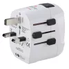 Hama World Travel Pro Light USB Τροφοδοτικό Universal Λευκό