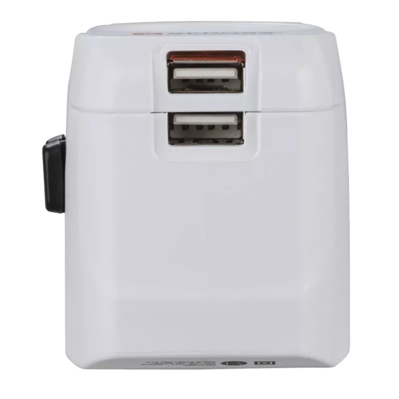 Hama World Travel Pro Light USB Τροφοδοτικό Universal Λευκό