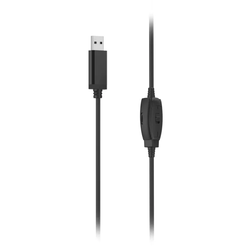 Hama HS-USB250 V2 Headset Ενσύρματο Headband Γραφείο/Callcenter USB Type-A Μαύρο