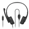 Hama HS-USB250 V2 Headset Ενσύρματο Headband Γραφείο/Callcenter USB Type-A Μαύρο