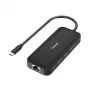 Hama 00300080 Hub διασύνδεσης USB Type-C 5000 Mbit/s μαύρο