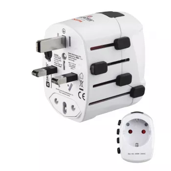 Hama World Travel Pro Τροφοδοτικό ταξιδιού universal λευκό