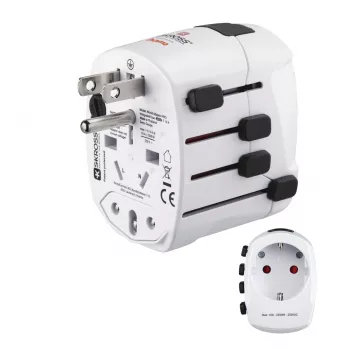 Hama World Travel Pro Τροφοδοτικό ταξιδιού universal λευκό