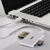 Hama Αναγνώστης πολλαπλών καρτών USB 3.0, SD/microSD/CF/MS, λευκό