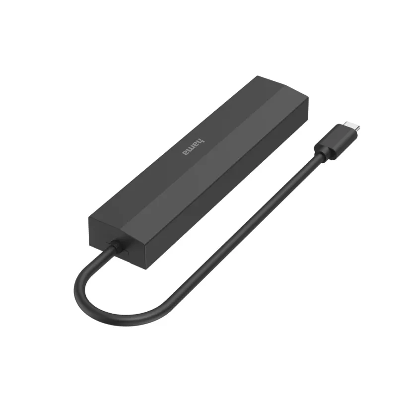 Hama 00200144 hub διασύνδεσης USB 3.2 Gen 1 (3.1 Gen 1) Type-C 5000 Mbit/s μαύρο