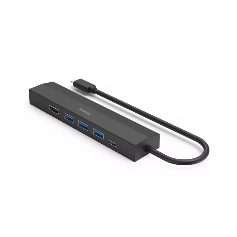 Hama 00200144 hub διασύνδεσης USB 3.2 Gen 1 (3.1 Gen 1) Type-C 5000 Mbit/s μαύρο