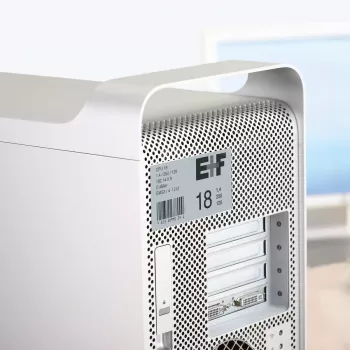 Αυτοκόλλητη ετικέτα HERMA 4592 στρογγυλεμένο ορθογώνιο Ασημί