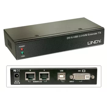 Lindy 39377 Cat.5 KVM Extender Classic, DVI, USB, έως 50 m