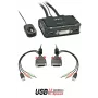 Lindy 2 Port DVI-D Single Link, USB 2.0 και Audio KVM Switch Compact