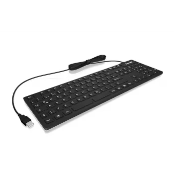 KeySonic KSK-8030 IN (CH) πληκτρολόγιο Industrial USB QWERTZ ελβετικό μαύρο