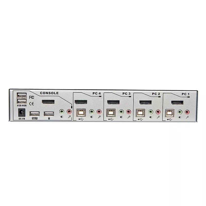 Lindy 4 Port KVM Switch Pro USB 2.0, DisplayPort 1.2 με TTU