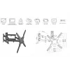 Equip 650328 βάση τοίχου TV γωνιακή Full-Motion 23 ίντσες-55 ίντσες