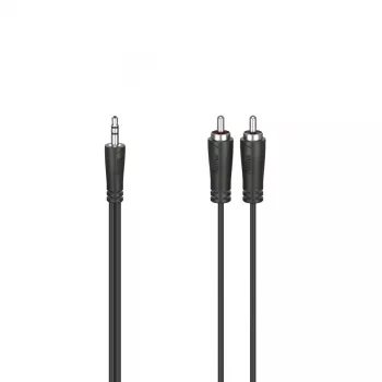 Hama 00205109 καλώδιο ήχου 0,75 m 3,5 mm 2 x Cinch μαύρο