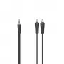 Hama 00205109 καλώδιο ήχου 0,75 m 3,5 mm 2 x Cinch μαύρο