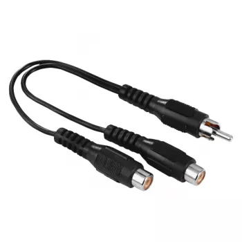 Hama 00205183 καλώδιο ήχου Cinch 2 x Cinch μαύρο