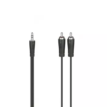 Hama 00205111 Καλώδιο ήχου 3 m 3,5mm 2 x RCA μαύρο