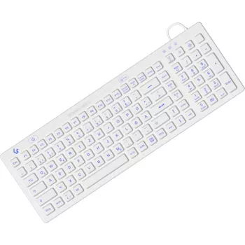 KeySonic KSK-6031INEL-Wh (DE) Πληκτρολόγιο Βιομηχανικό USB QWERTZ Γερμανικό Λευκό