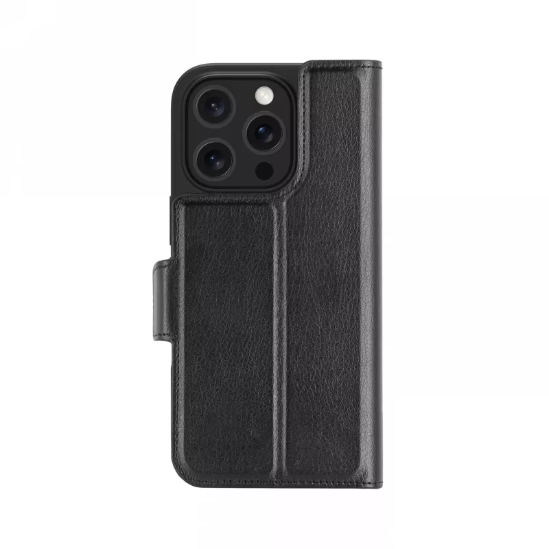dbramante1928 Oslo Pro OP61BL006342 θήκη flip για Apple iPhone 16 Pro, PU/πλαστικό, μαύρη