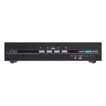 KVM-Switch ATEN 4-Port USB HDMI Dual Display Secure με CAC (4 υπολογιστές, 4K UHD 3840×2160)