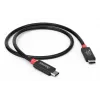 Hama 00200788 Καλώδιο USB 1 m USB C Μαύρο