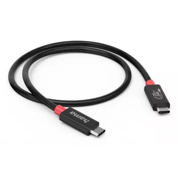 Hama 00200788 Καλώδιο USB 1 m USB C Μαύρο