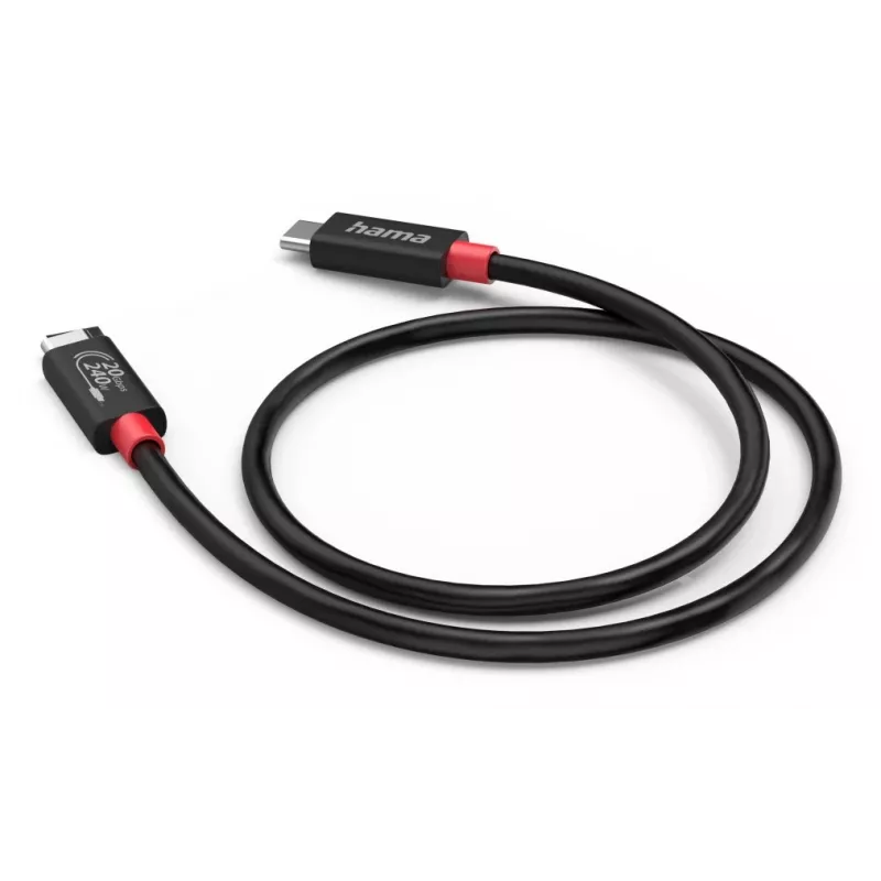 Hama 00200788 Καλώδιο USB 1 m USB C Μαύρο