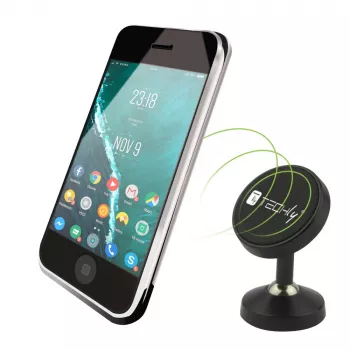 Techly I-SMART-UNI7 Βάση Παθητική βάση Κινητό τηλέφωνο/Smartphone Μαύρο